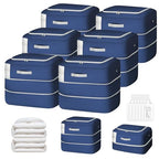 Comforter Storage Bag (Navy Blue / 110L (2-Layer Compression))