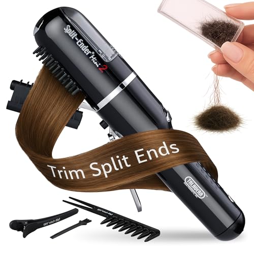 Mini 2 Original Cordless Split End Hair Trimmer for Dry (Black / Rechargeable Battery)
