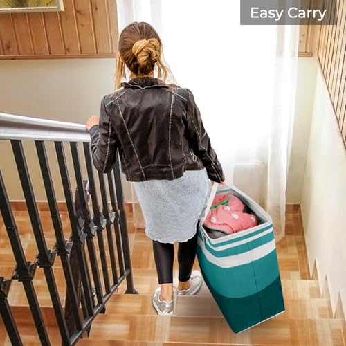 2 Pack Large Laundry Baskets (88L / Green)