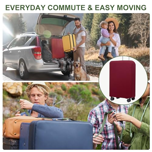 Luggage Cover (Wine Red / 22-23 inch)