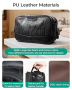 Large Toiletry Bag for Men (Black (High-gloss) / Large-8L)