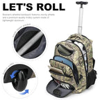 Rolling Backpack (17.3 inches / Army Camo)