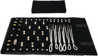 Velvet Travel Jewelry Case Roll Bag Organizer - Image 6