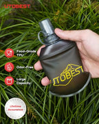 Soft Flask 150ml Collapsible Running Water Bottles (2PCS 150ml Yellow)
