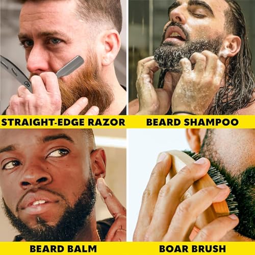 Beard Club Mens Grooming Kit & Beard Trimmer for Men (Beard Trimmer & Grooming Kit)