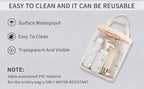 Travel Toiletry Bag, TSA Approved Toiletry Bag, Waterproof Clear Bag Cosmetic - Image 8