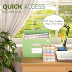 Accordion File Organizer (Grass Green)