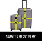 GORILLA GRIP Heavy Duty 8 Pack Adjustable Luggage Straps - Image 8