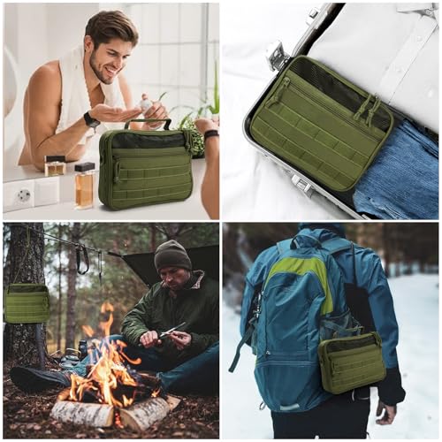 Hanging Toiletry Bag for Men (Green)