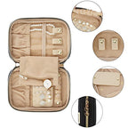 Travel Jewelry Organizer Case Small Jewelry Roll (Small / Black)