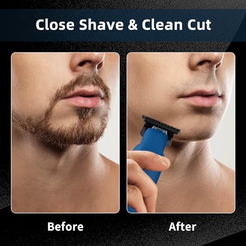 Professional Beard Trimmer for Men (Blue)