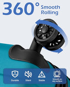 Hardside ABS Luggage (lake blue / Large (28 In))