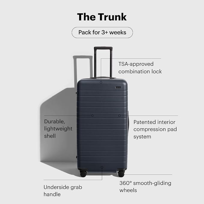 Away Large Trunk Luggage, 31 Inch Hardside Suitcase - Image 3