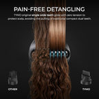 Blow Dryer with Comb & Diffuser (Metal Gray)