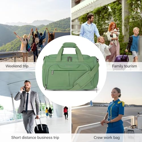 Carry On luggage Bags for Travel (Forest Green / Ultra Carry-On)