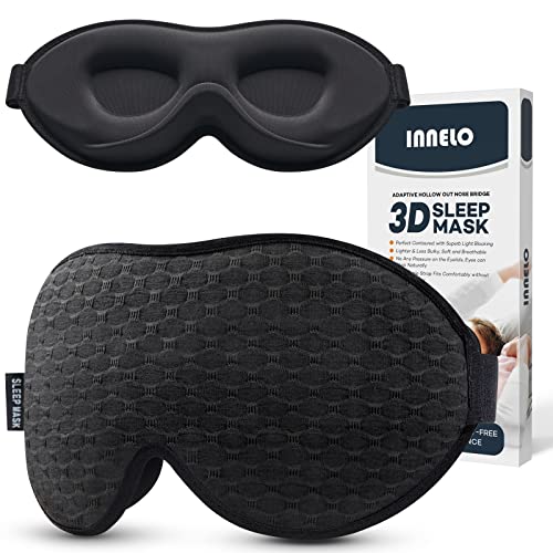 Sleep Mask for Side Sleeper (Black)