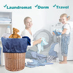 Heavy Duty Laundry Bag (Navy / 48" x 28" x 1")
