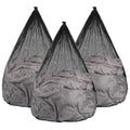 3Pcs Mesh Laundry Bags Washing Machine Mesh Wash Bags Jumbo for Delicates Clothes (Black / Jumbo 3 pcs)