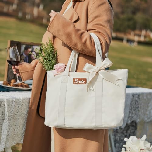 BRIDAL Canvas Bride Bag Bride Tote Bridesmaid Bags