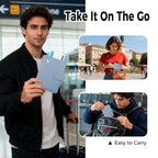 Premium Leather Passport Holder Covers Case (AIR-GREY GREEN)