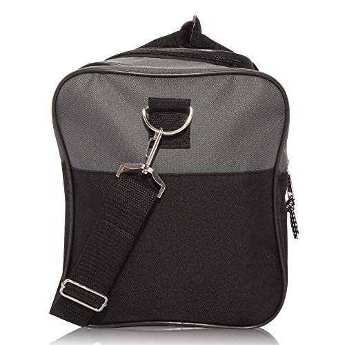 17" Blank Duffle Bag in Gray and Black (Gray)