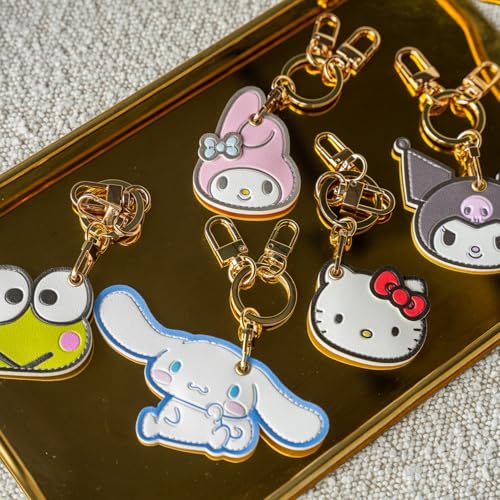 x Sanrio Character Keychain Case Compatible with Apple AirTag (Cinna Moroll)