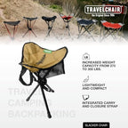 Slacker Tripod Chair for Camping (Repreve (Brown/Khaki) / Repreve Deluxe Slacker Chair)