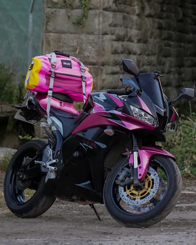 Motorcycle Dry Bag (Pink / 50L)