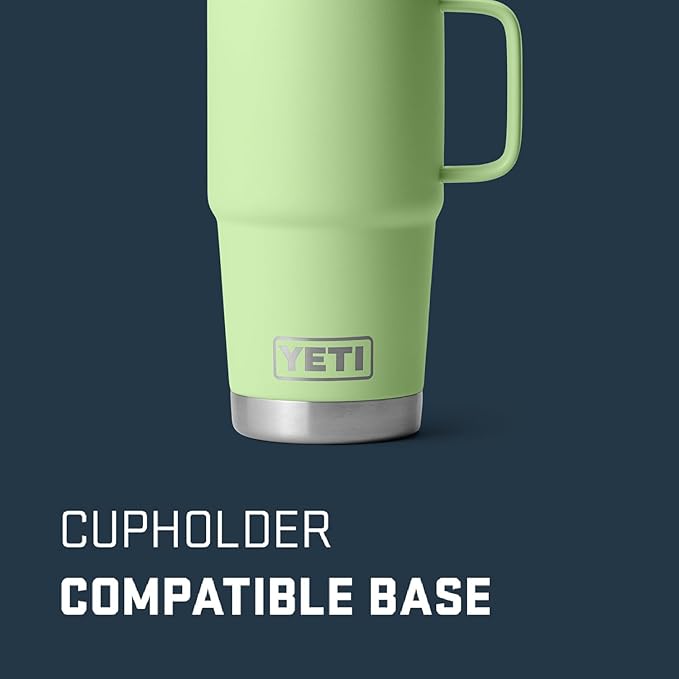 YETI Rambler 20 oz Travel Mug, Stainless Steel, Vacuum Insulated - Image 3