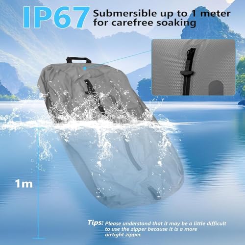 Vacuum Travel Bags with Pump (Grey / 2PC+Pump)