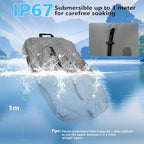 Vacuum Travel Bags with Pump (Grey / 2PC+Pump)