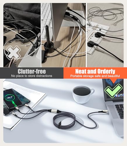 Silicone Cable Ties Cord Organizer (12pcs-multicolor)