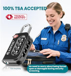 TSA Approved Luggage Lock (BLACK 4 PACK)