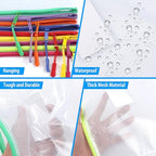 18 Pack A4 Mesh zipper pouch bags