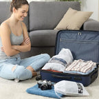 12 Pcs Portable Travel Shoe Bags (White)