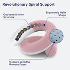 Vesta Loop Neck Pillow for Travel, Spiral Wrapping Design for Enhanced Chin & - Image 3