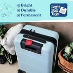Custom Luggage Tags (Blue / Acrylic Tags (Light, Bright & Durable))