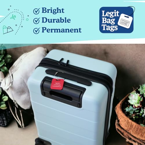 Custom Luggage Tags (Black / Acrylic Tags (Light, Bright & Durable))