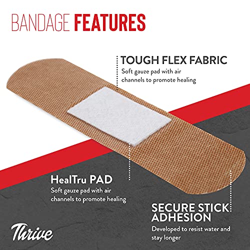 Fabric Adhesive Bandages Variety Pack (305 Bandages)