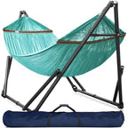 Universal Double Hammock with Stand Included Foldable (1. Sky)