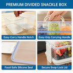 Snackle Box Container with 2 Ice Packs