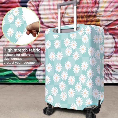 Travel Luggage Cover Suitcase Protector Fits 18 (Flower-1 / XL(29-32in))