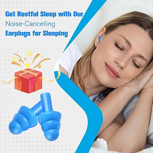 200 Pairs Ear Plugs Bulk (Blue)