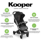 Kooper Lightweight Compact Baby Stroller (Kooper / Black)