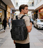 Luxury Anti Theft Laptop Backpack for Men (B-gray)