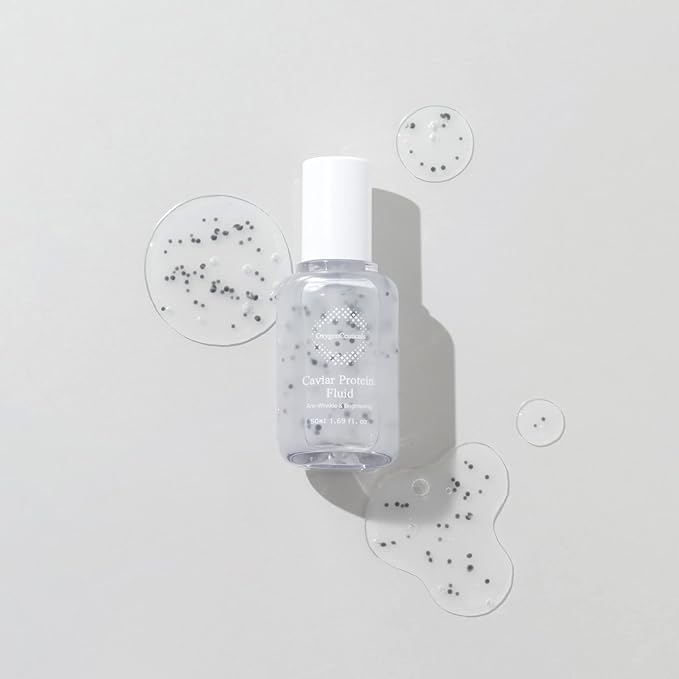 OxygenCeuticals Caviar Protein Fluid – Total Anti-Aging Ampoule with 5% Caviar Complex, Niacinamide & Adenosine, Peptide-Enriched Brightening & Firming Serum for Youthful Radiance. 1.69 fl.oz (50ml)