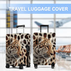 Luggage Cover Washable Suitcase Protector Anti (Leopard / S(fits 20-22inch suitcase))