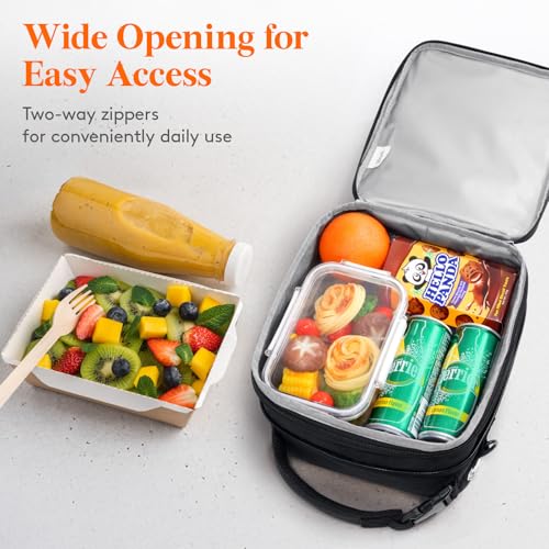 Insulated Lunch Box for Men (Black / 8.2L)