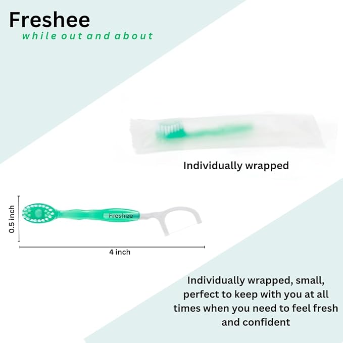 Freshee Bead -5 in 1 Disposable Mini Toothbrush - Image 3