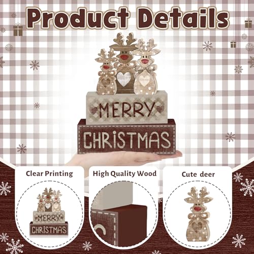 Tiered Tray Decor Set (Reindeer)